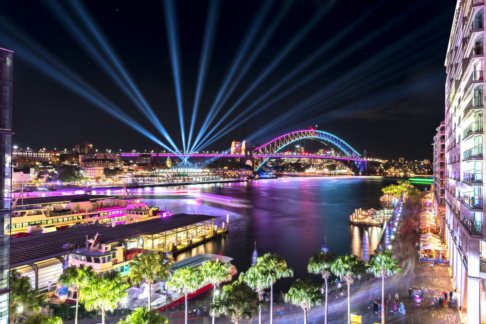 Sydney Harbour Bridge in Night